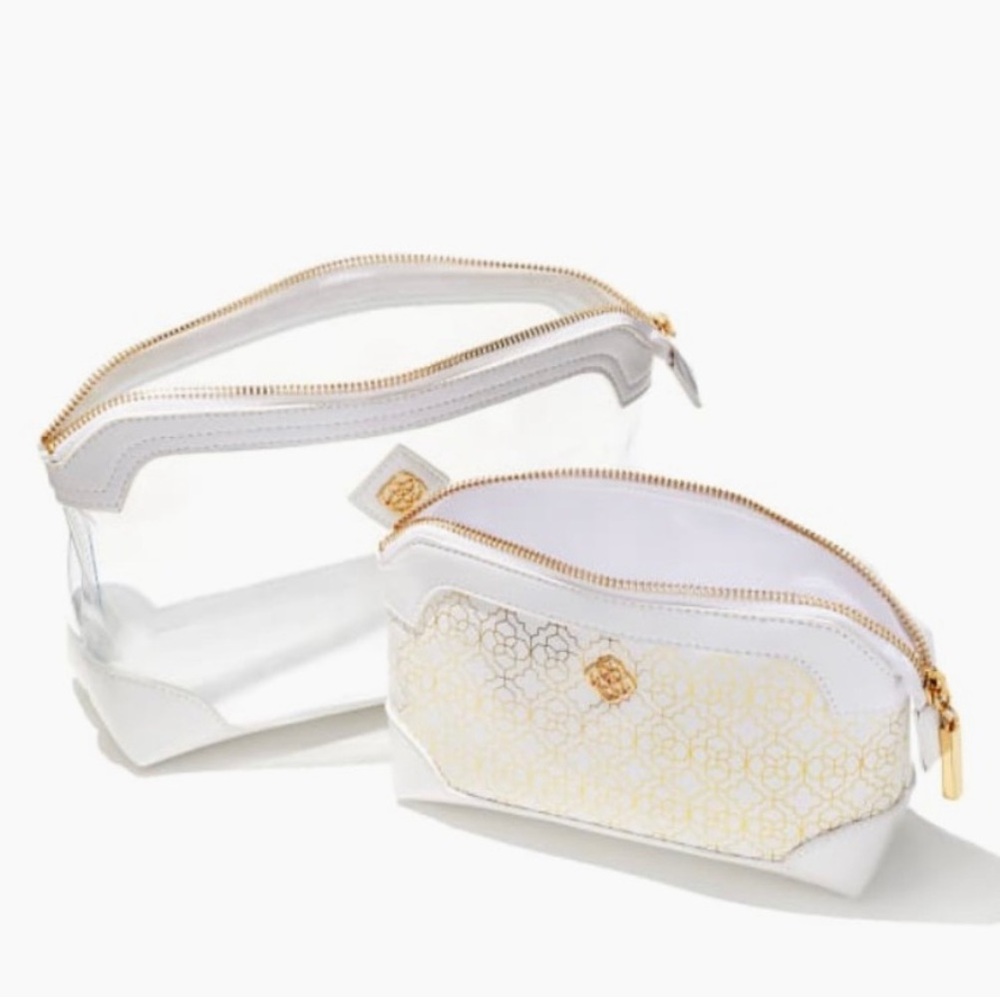 NWT Kendra Scott Duo Cosmetic Pouch Makeup Bag